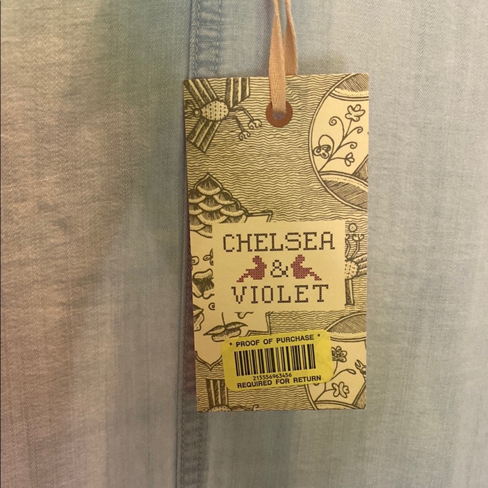 Chelsea and Violet Women's Light Blue Top - Picture 5 of 6